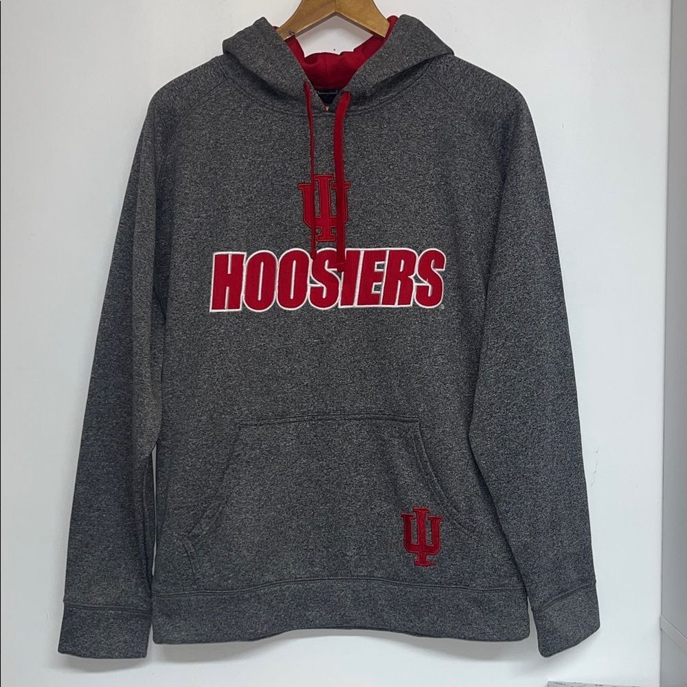 IU Hoosiers Small Men’s Champion Elite Brand Fleece Lined Hoodie, #hoosiers